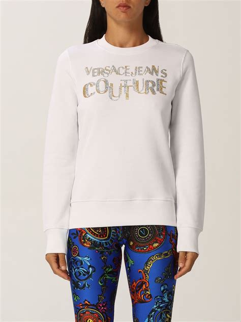 sweatshirt versace jeans|versace jeans couture white shirt.